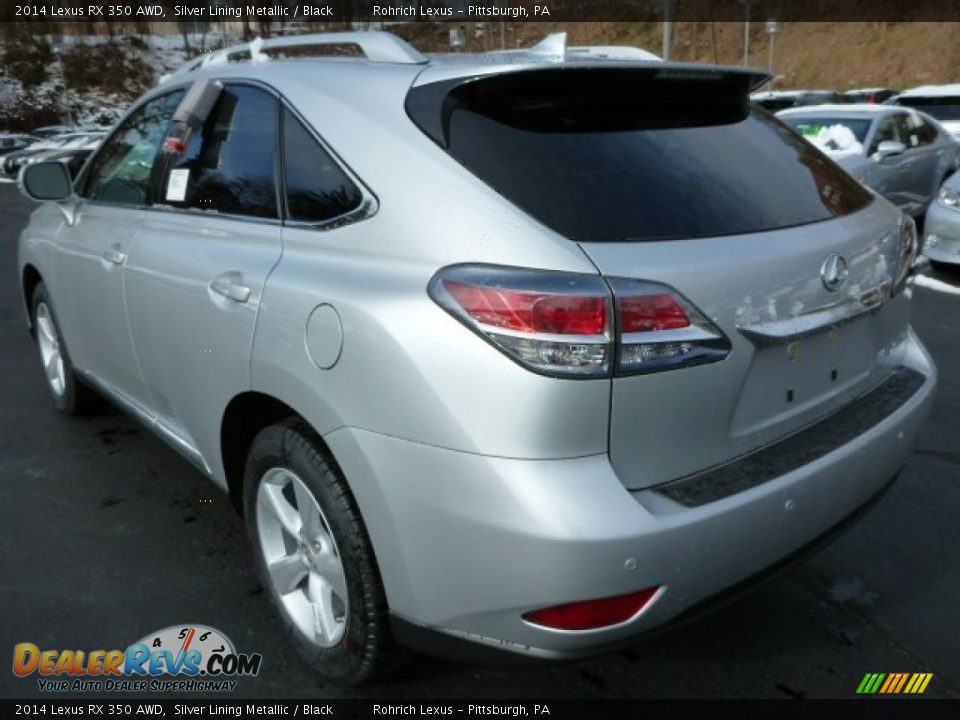 2014 Lexus RX 350 AWD Silver Lining Metallic / Black Photo #2