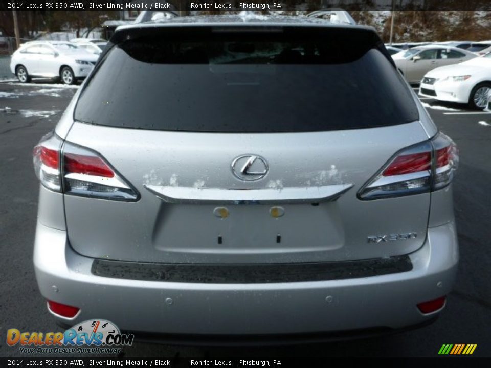 2014 Lexus RX 350 AWD Silver Lining Metallic / Black Photo #3