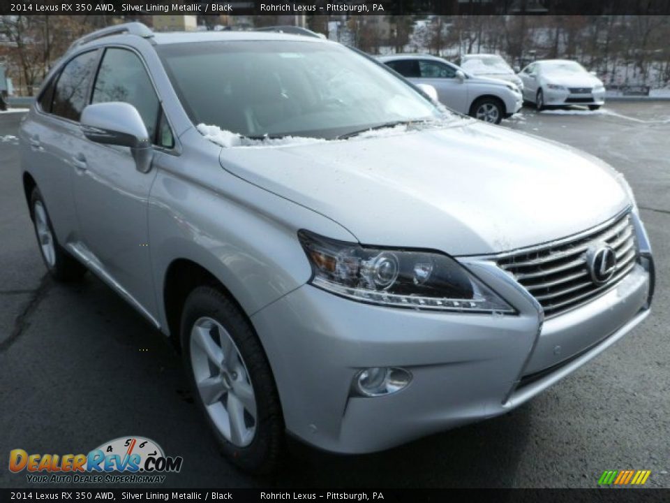 2014 Lexus RX 350 AWD Silver Lining Metallic / Black Photo #6