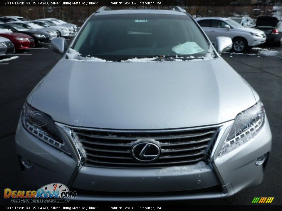2014 Lexus RX 350 AWD Silver Lining Metallic / Black Photo #7
