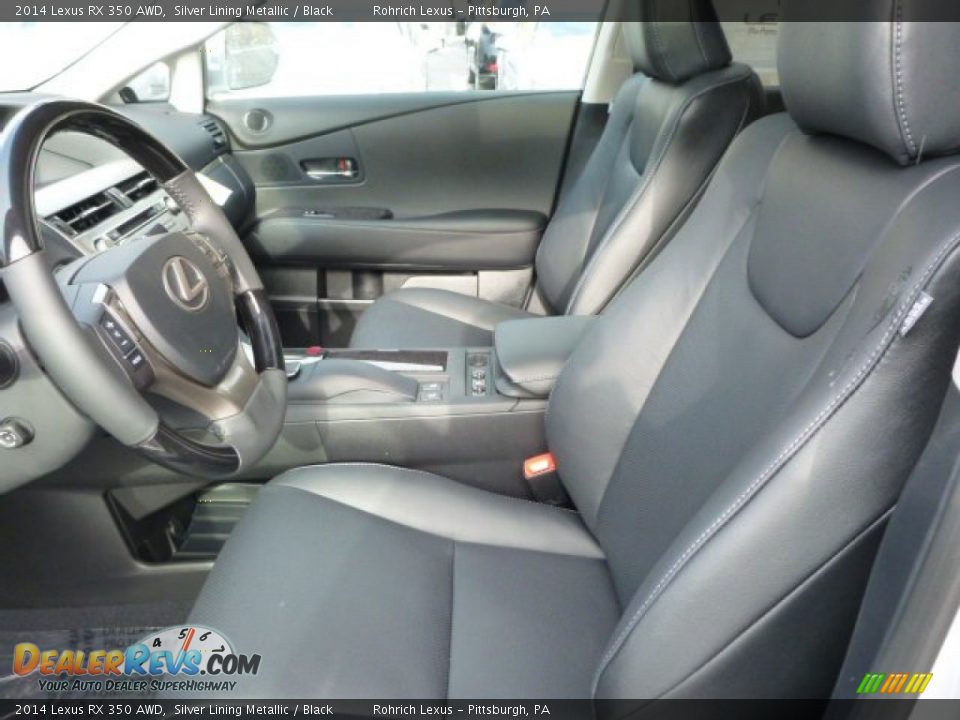 2014 Lexus RX 350 AWD Silver Lining Metallic / Black Photo #10