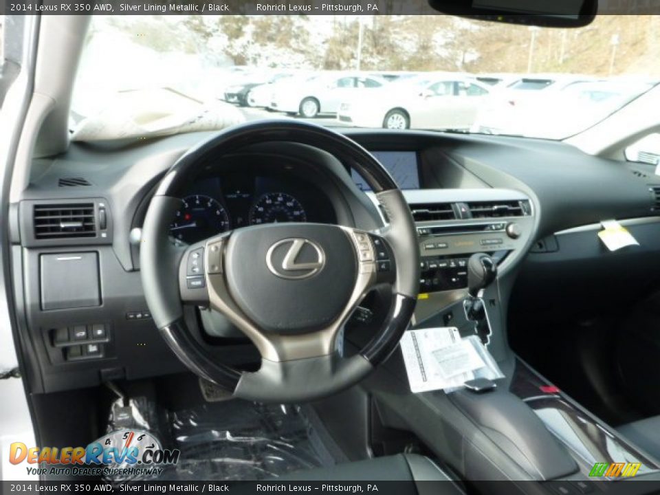 2014 Lexus RX 350 AWD Silver Lining Metallic / Black Photo #12