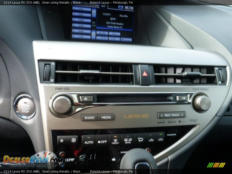 2014 Lexus RX 350 AWD Silver Lining Metallic / Black Photo #18