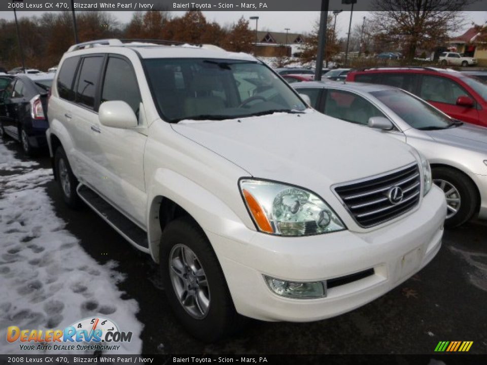 2008 Lexus GX 470 Blizzard White Pearl / Ivory Photo #1