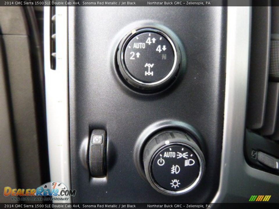 2014 GMC Sierra 1500 SLE Double Cab 4x4 Sonoma Red Metallic / Jet Black Photo #15