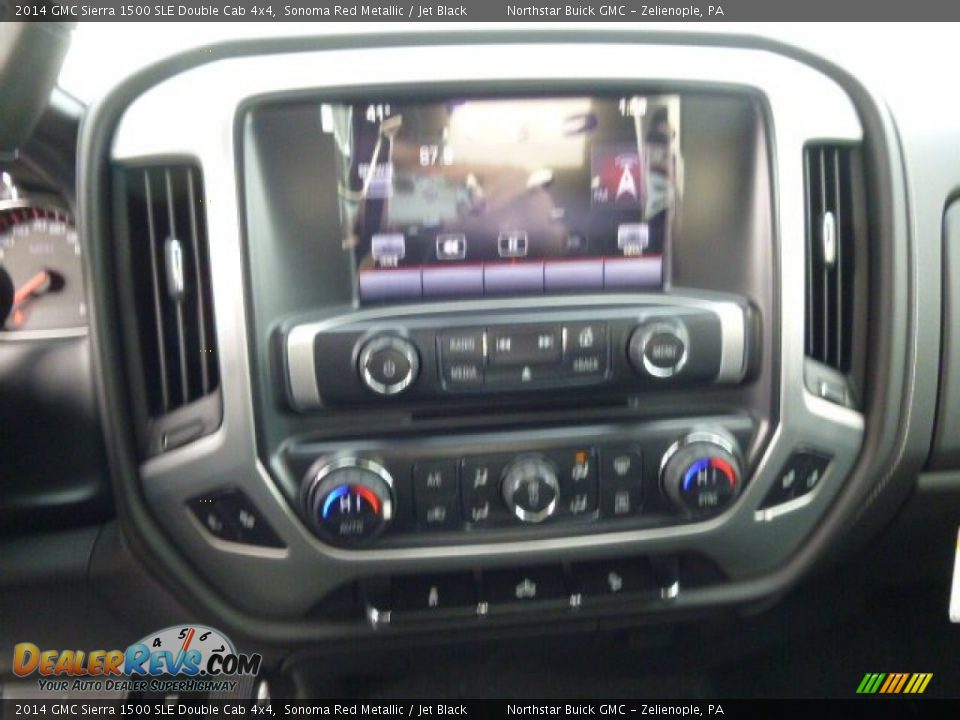 2014 GMC Sierra 1500 SLE Double Cab 4x4 Sonoma Red Metallic / Jet Black Photo #16