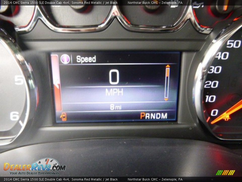 2014 GMC Sierra 1500 SLE Double Cab 4x4 Sonoma Red Metallic / Jet Black Photo #19