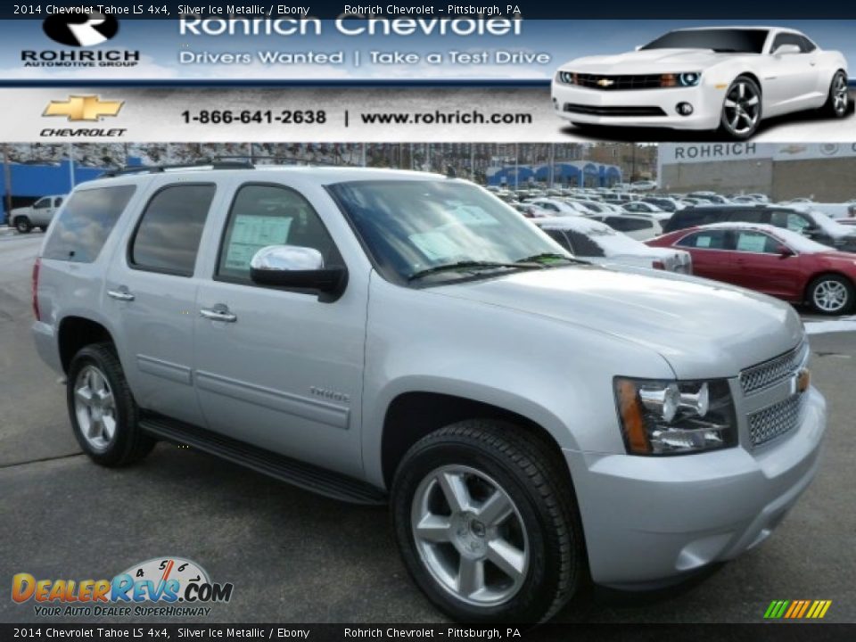 2014 Chevrolet Tahoe LS 4x4 Silver Ice Metallic / Ebony Photo #1
