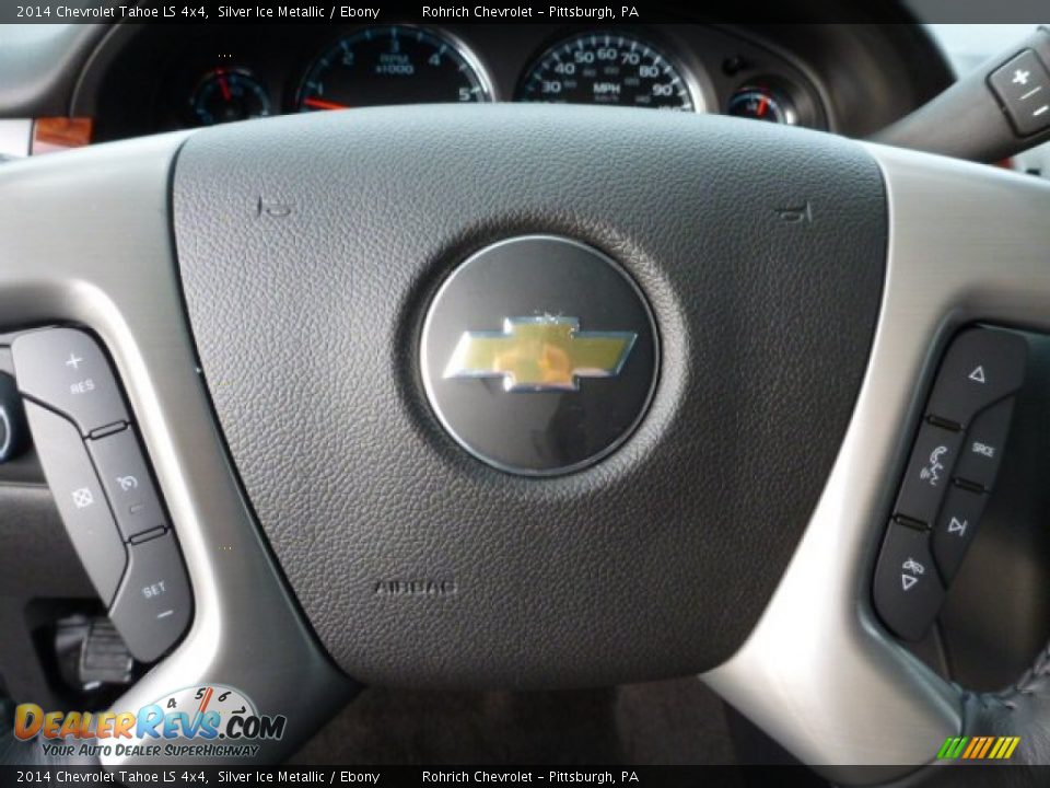 2014 Chevrolet Tahoe LS 4x4 Silver Ice Metallic / Ebony Photo #15