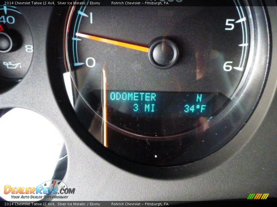 2014 Chevrolet Tahoe LS 4x4 Silver Ice Metallic / Ebony Photo #19