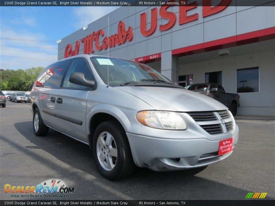 2006 Dodge Grand Caravan SE Bright Silver Metallic / Medium Slate Gray Photo #1