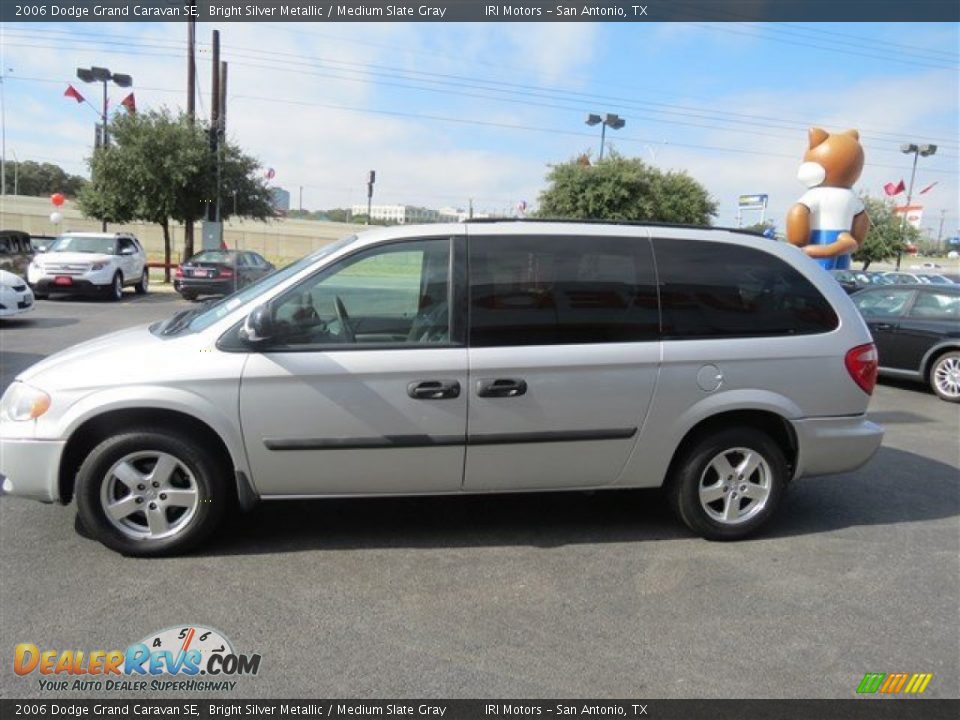 2006 Dodge Grand Caravan SE Bright Silver Metallic / Medium Slate Gray Photo #4