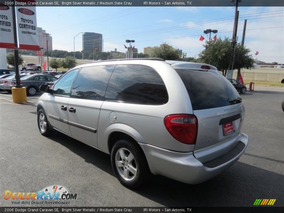 2006 Dodge Grand Caravan SE Bright Silver Metallic / Medium Slate Gray Photo #5