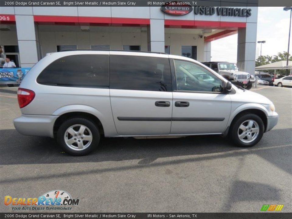 2006 Dodge Grand Caravan SE Bright Silver Metallic / Medium Slate Gray Photo #8