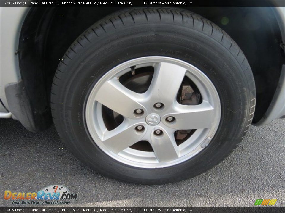 2006 Dodge Grand Caravan SE Bright Silver Metallic / Medium Slate Gray Photo #9