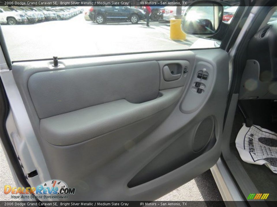 2006 Dodge Grand Caravan SE Bright Silver Metallic / Medium Slate Gray Photo #10