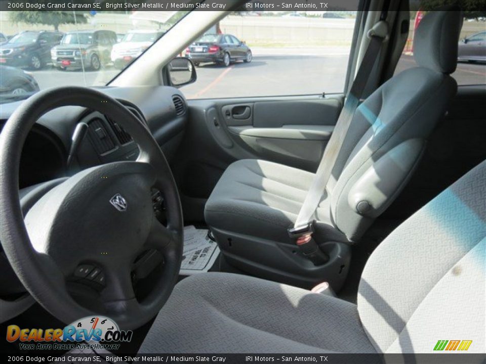 2006 Dodge Grand Caravan SE Bright Silver Metallic / Medium Slate Gray Photo #11