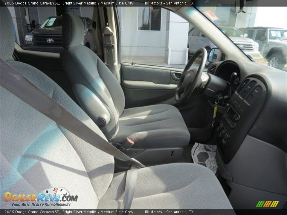 2006 Dodge Grand Caravan SE Bright Silver Metallic / Medium Slate Gray Photo #14