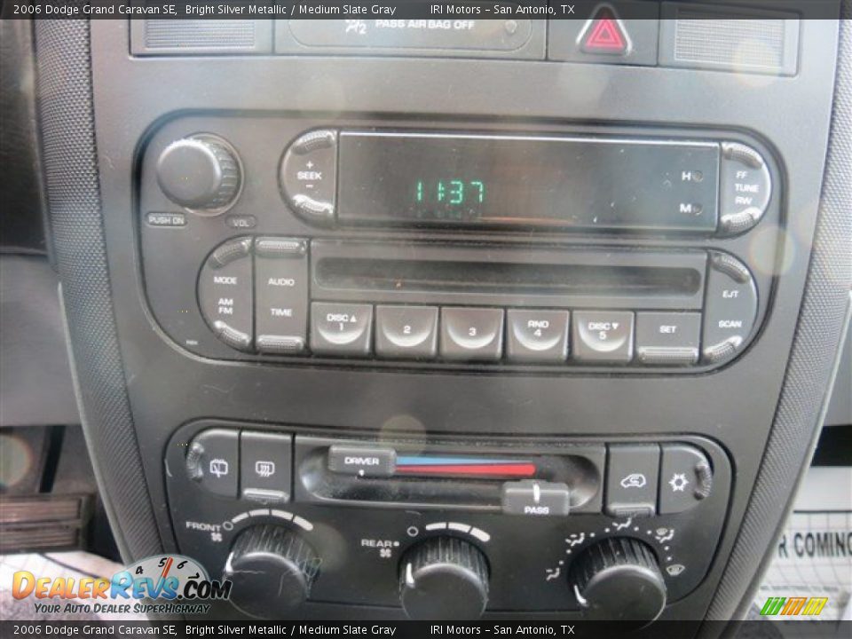 2006 Dodge Grand Caravan SE Bright Silver Metallic / Medium Slate Gray Photo #17