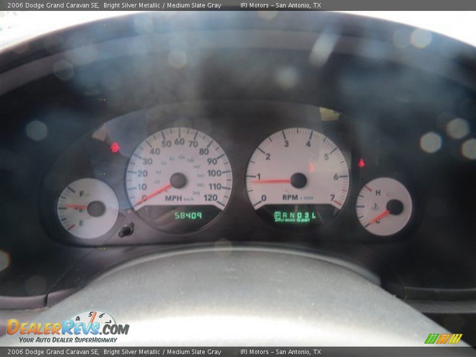 2006 Dodge Grand Caravan SE Bright Silver Metallic / Medium Slate Gray Photo #18