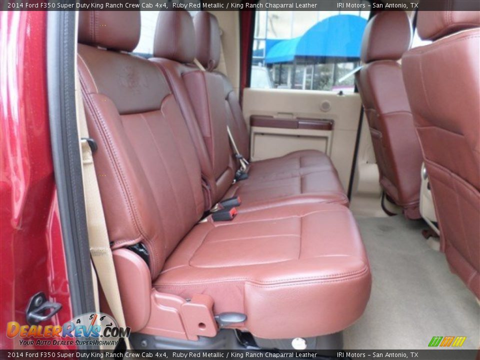2014 Ford F350 Super Duty King Ranch Crew Cab 4x4 Ruby Red Metallic / King Ranch Chaparral Leather Photo #14