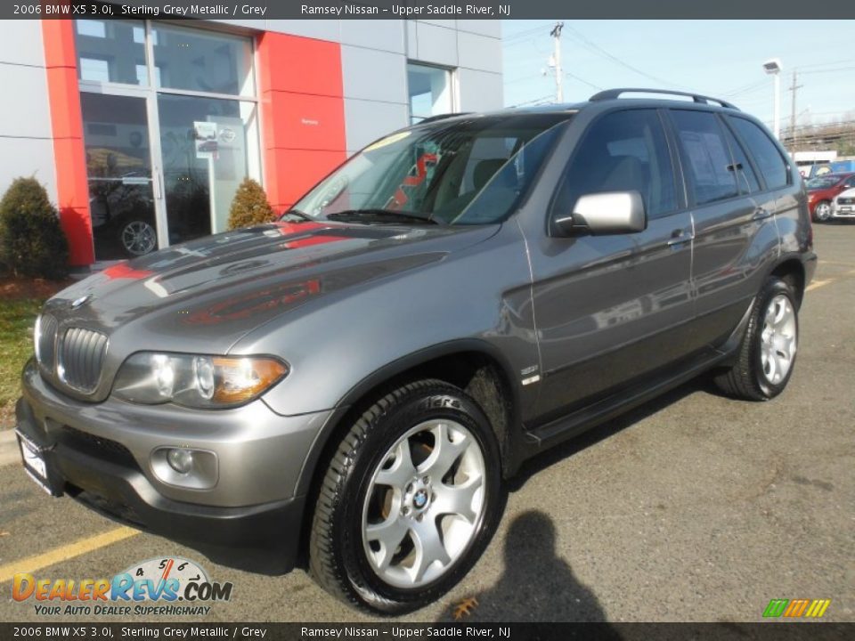 2006 BMW X5 3.0i Sterling Grey Metallic / Grey Photo #1