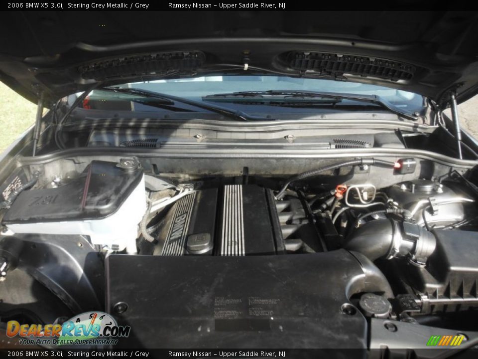 2006 BMW X5 3.0i Sterling Grey Metallic / Grey Photo #13