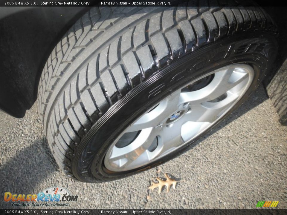 2006 BMW X5 3.0i Sterling Grey Metallic / Grey Photo #15