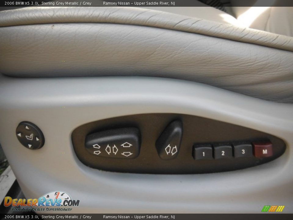 2006 BMW X5 3.0i Sterling Grey Metallic / Grey Photo #17