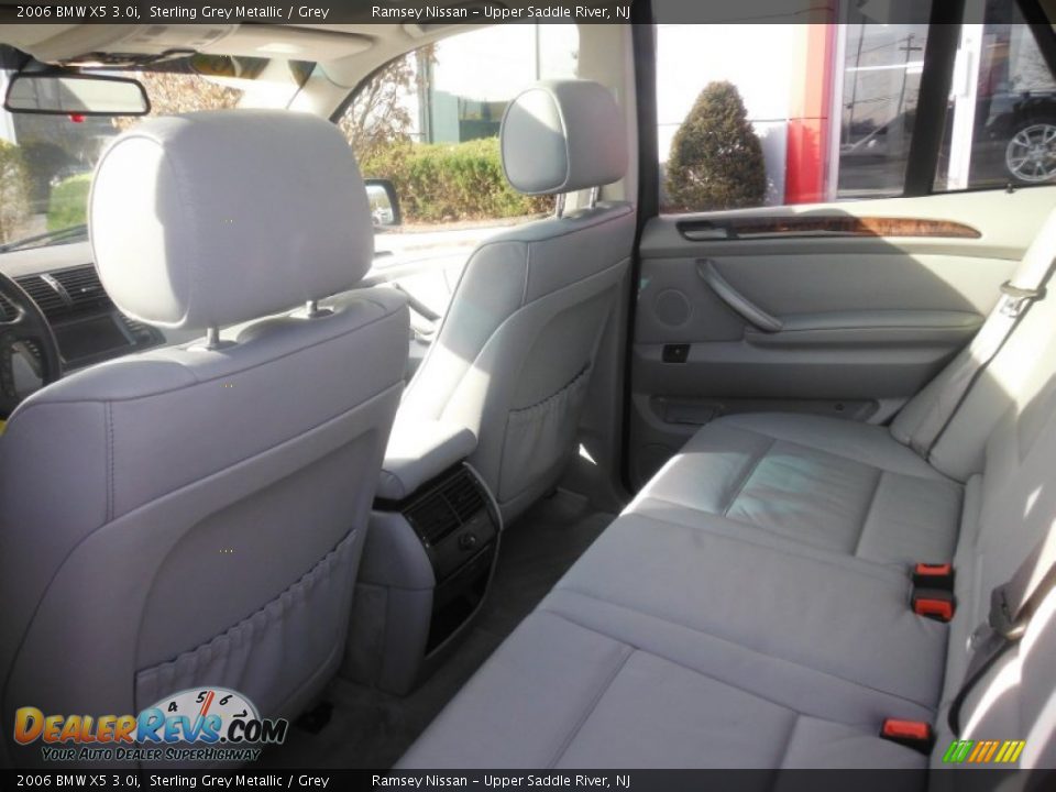 2006 BMW X5 3.0i Sterling Grey Metallic / Grey Photo #19