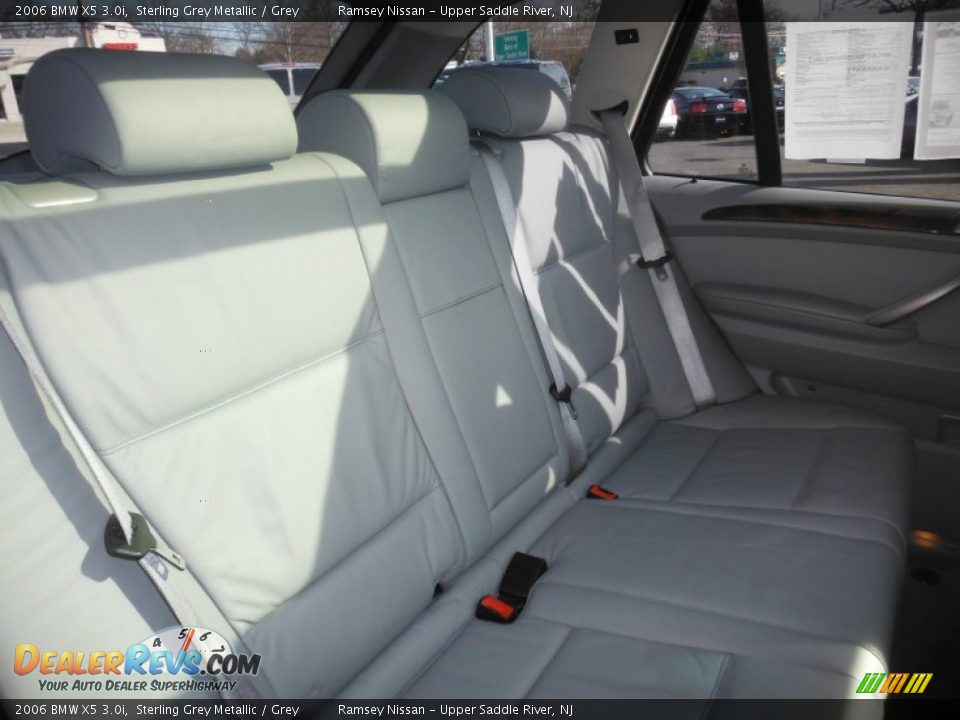 2006 BMW X5 3.0i Sterling Grey Metallic / Grey Photo #21