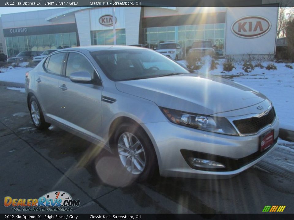 2012 Kia Optima LX Bright Silver / Gray Photo #1