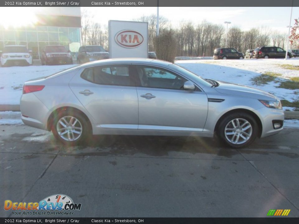 2012 Kia Optima LX Bright Silver / Gray Photo #2