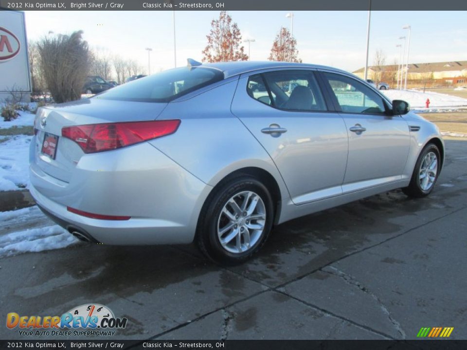 2012 Kia Optima LX Bright Silver / Gray Photo #3