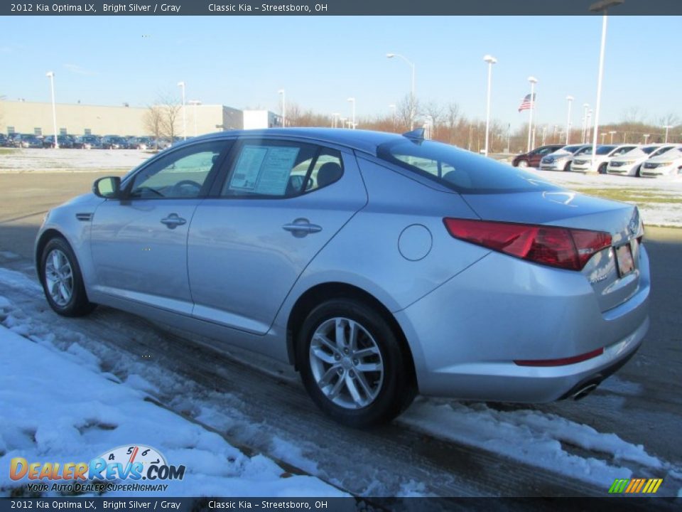 2012 Kia Optima LX Bright Silver / Gray Photo #5