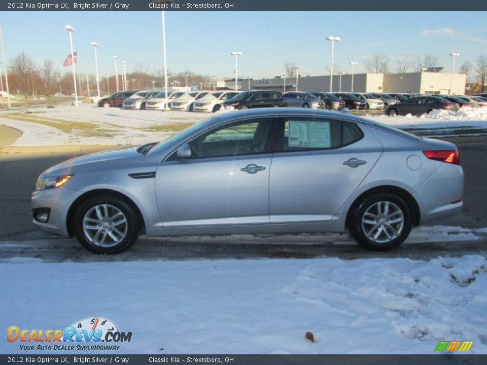 2012 Kia Optima LX Bright Silver / Gray Photo #6