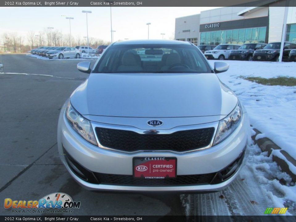 2012 Kia Optima LX Bright Silver / Gray Photo #8