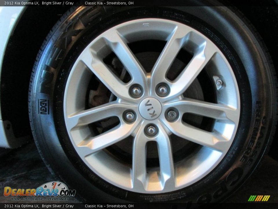 2012 Kia Optima LX Bright Silver / Gray Photo #9