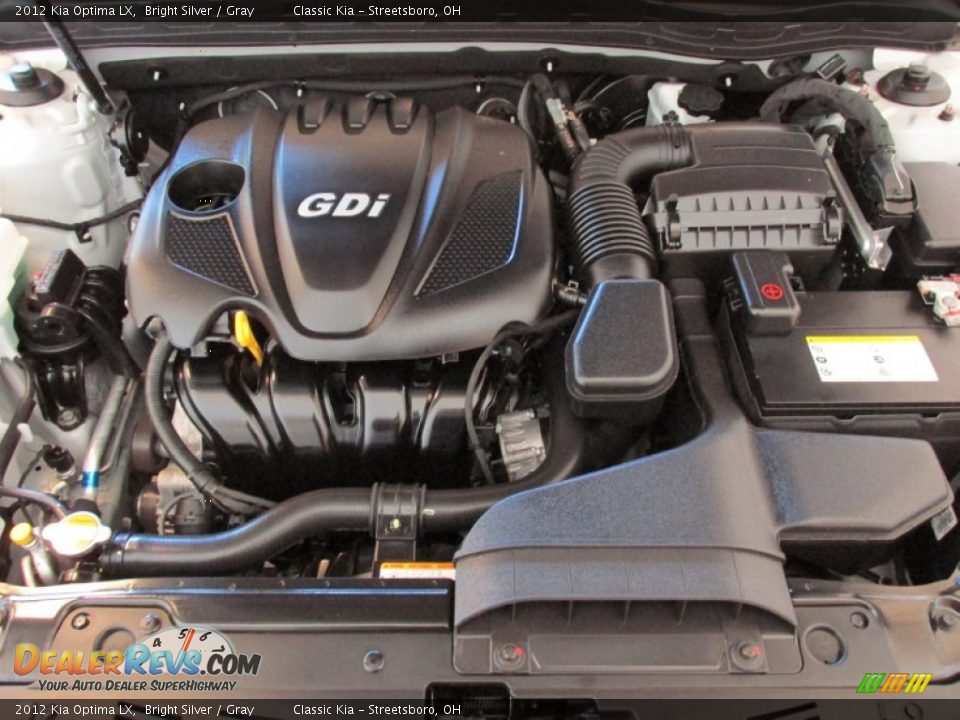 2012 Kia Optima LX Bright Silver / Gray Photo #10