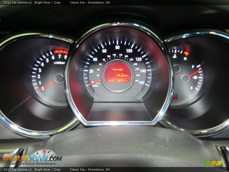 2012 Kia Optima LX Bright Silver / Gray Photo #12