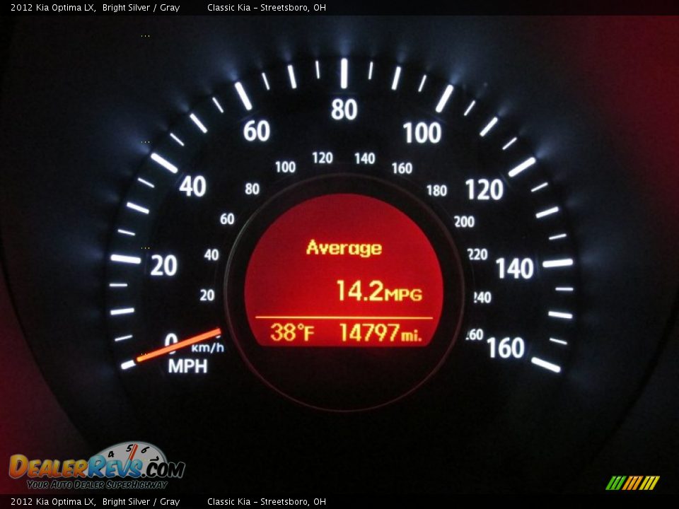 2012 Kia Optima LX Bright Silver / Gray Photo #13