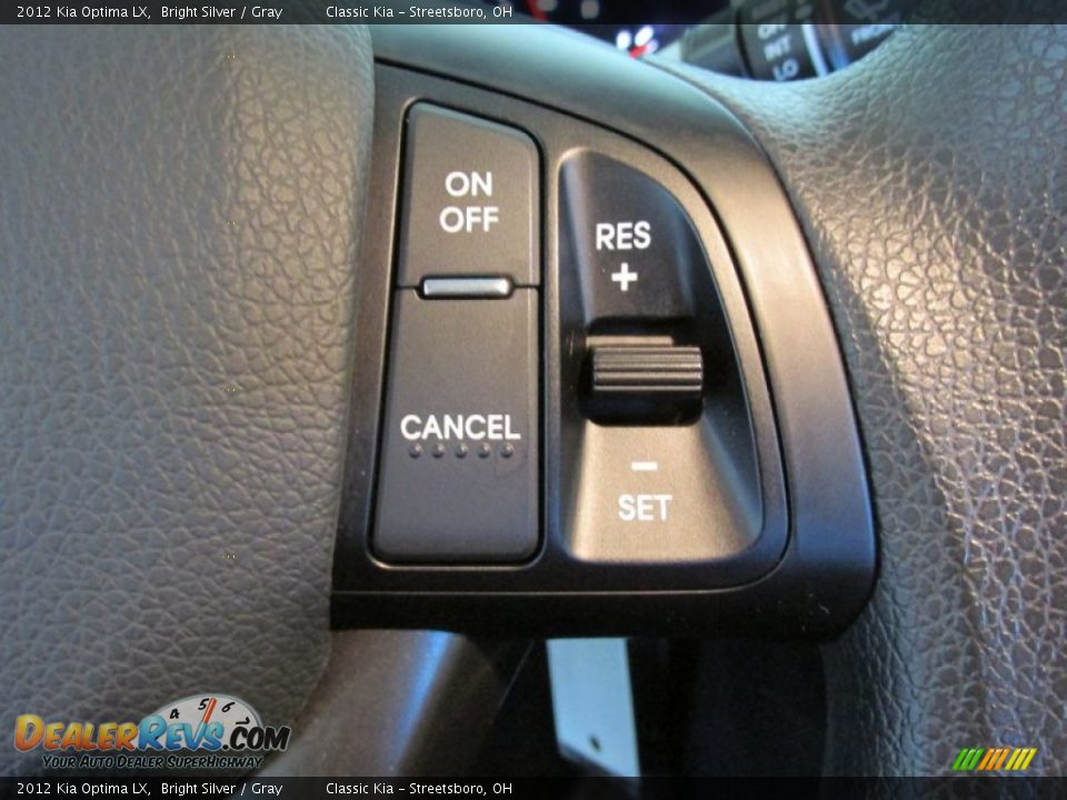 2012 Kia Optima LX Bright Silver / Gray Photo #17