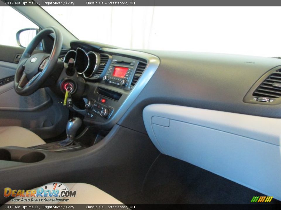 2012 Kia Optima LX Bright Silver / Gray Photo #21