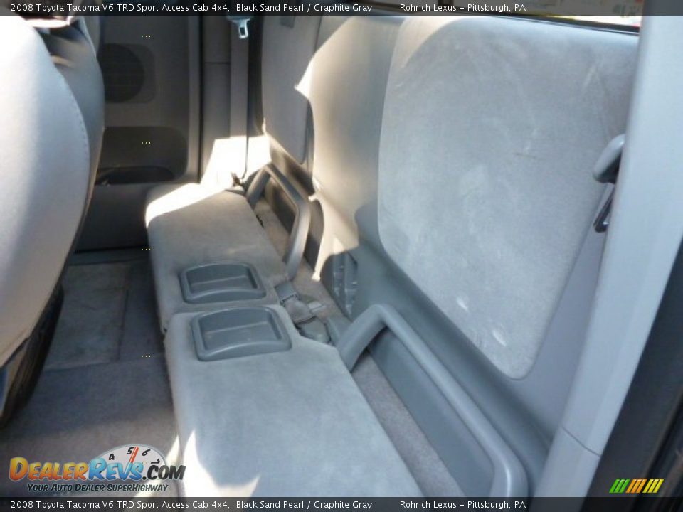 2008 Toyota Tacoma V6 TRD Sport Access Cab 4x4 Black Sand Pearl / Graphite Gray Photo #5