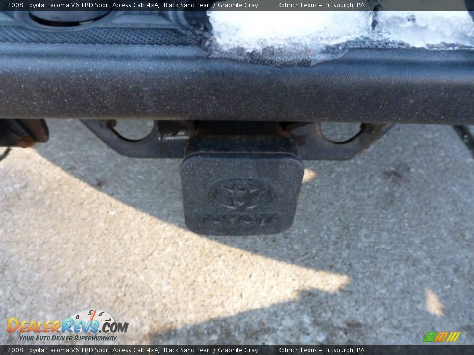 2008 Toyota Tacoma V6 TRD Sport Access Cab 4x4 Black Sand Pearl / Graphite Gray Photo #10