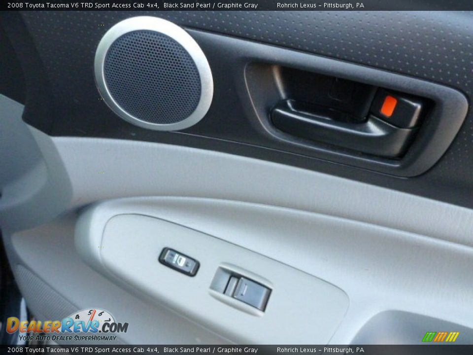2008 Toyota Tacoma V6 TRD Sport Access Cab 4x4 Black Sand Pearl / Graphite Gray Photo #13