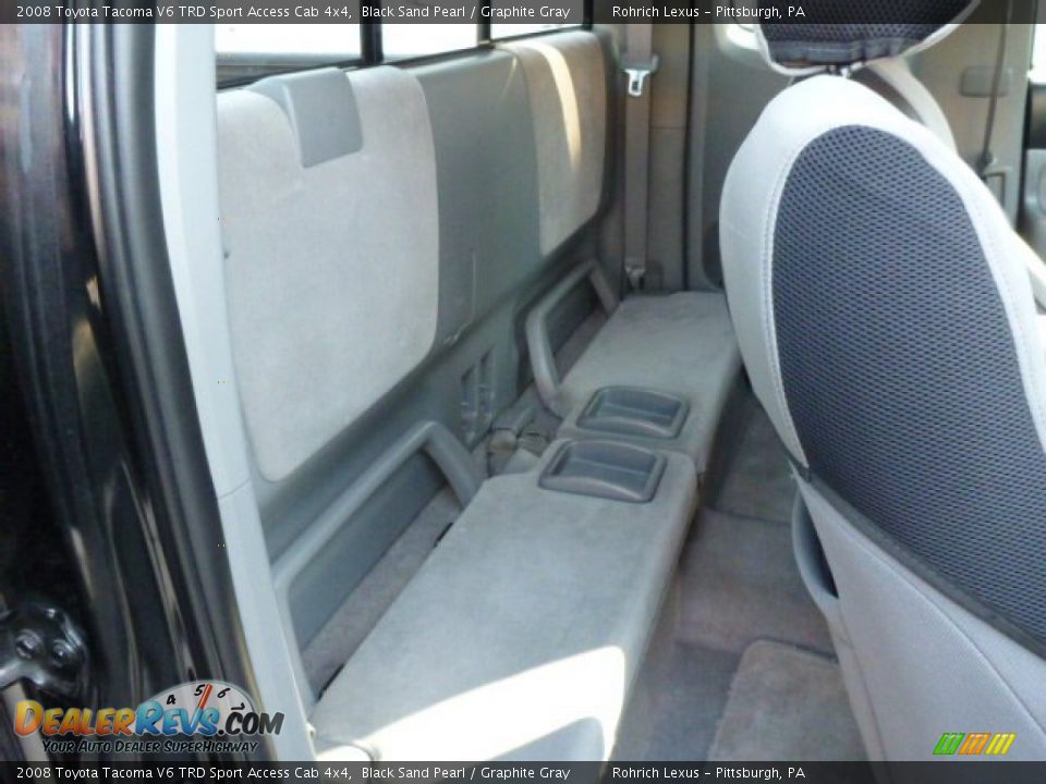 2008 Toyota Tacoma V6 TRD Sport Access Cab 4x4 Black Sand Pearl / Graphite Gray Photo #15