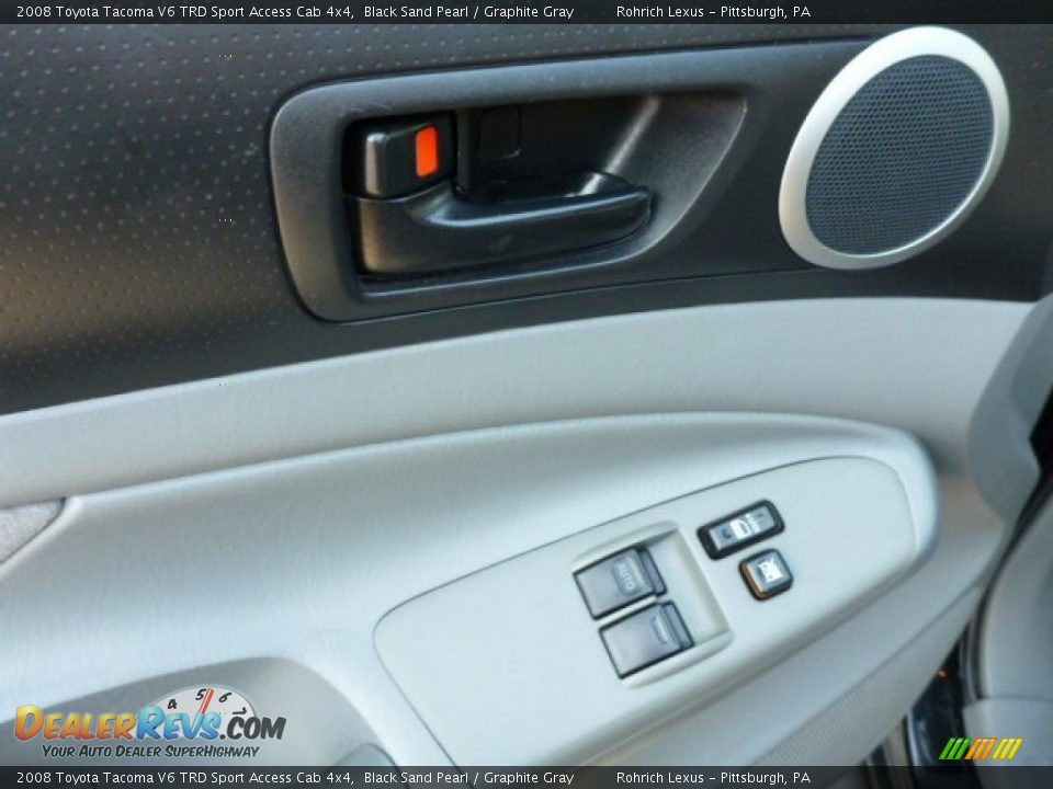 2008 Toyota Tacoma V6 TRD Sport Access Cab 4x4 Black Sand Pearl / Graphite Gray Photo #19