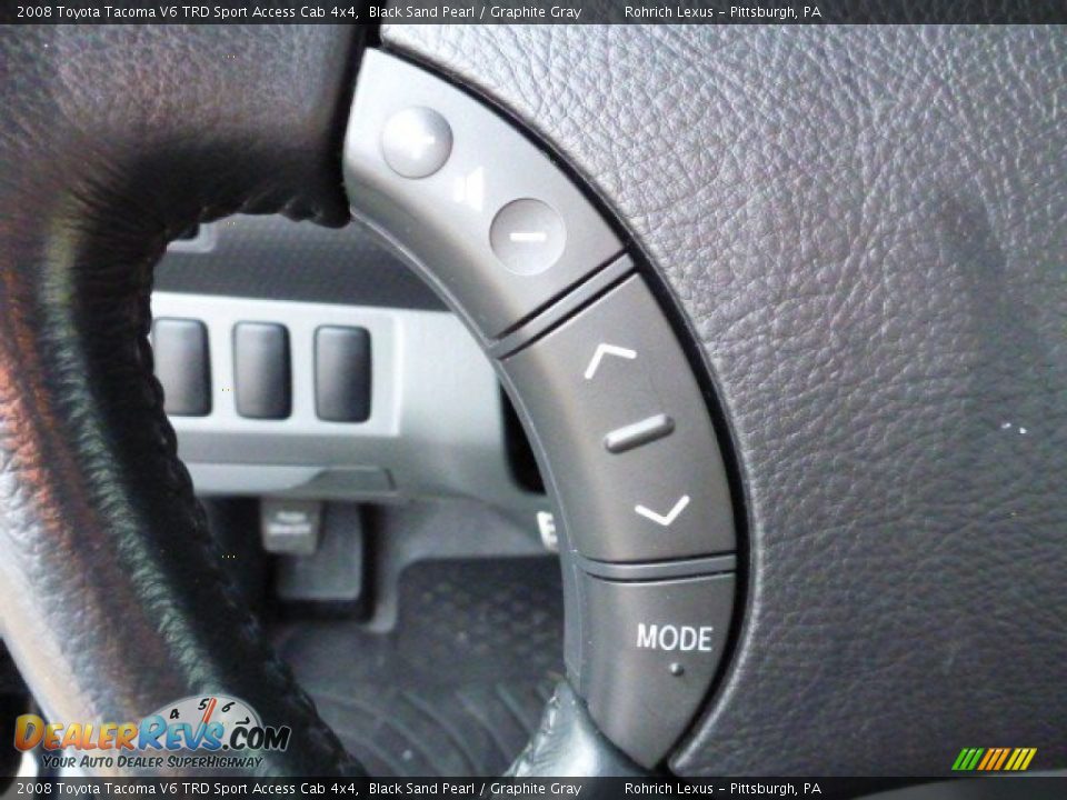 2008 Toyota Tacoma V6 TRD Sport Access Cab 4x4 Black Sand Pearl / Graphite Gray Photo #20