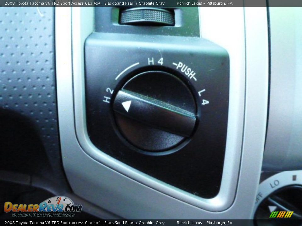 2008 Toyota Tacoma V6 TRD Sport Access Cab 4x4 Black Sand Pearl / Graphite Gray Photo #22